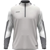 Jako Dynamic 1/4-Zip Sweatshirt - grau/weiß/dunkelgrau