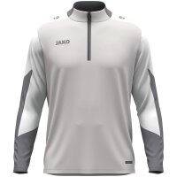 Jako Dynamic 1/4-Zip Sweatshirt - grau/weiß/dunkelgrau