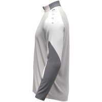 Jako Dynamic 1/4-Zip Sweatshirt - grau/weiß/dunkelgrau