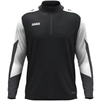 Jako Dynamic 1/4-Zip Sweatshirt - schwarz/weiß/grau