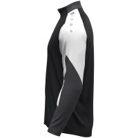 Jako Dynamic 1/4-Zip Sweatshirt - schwarz/weiß/grau