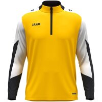 Jako Dynamic 1/4-Zip Sweatshirt - gelb/weiß/schwarz