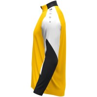 Jako Dynamic 1/4-Zip Sweatshirt - gelb/weiß/schwarz