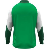 Jako Dynamic 1/4-Zip Sweatshirt - grün/weiß/dunkelgrün