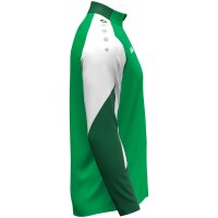 Jako Dynamic 1/4-Zip Sweatshirt - grün/weiß/dunkelgrün
