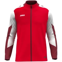 Jako Dynamic Polyesterjacke - rot/weiß/dunkelrot