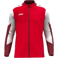 Jako Dynamic Polyesterjacke - rot/weiß/dunkelrot
