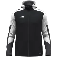 Jako Dynamic Trainingsjacke mit Kapuze - schwarz/weiß/grau