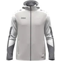 Jako Dynamic Trainingsjacke mit Kapuze - hellgrau/weiß/grau