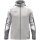 Jako Dynamic Trainingsjacke mit Kapuze - hellgrau/weiß/grau