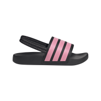 adidas Adilette Estrap Badelatschen Kinder  - schwarz/pink