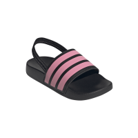 adidas Adilette Estrap Badelatschen Kinder  - schwarz/pink