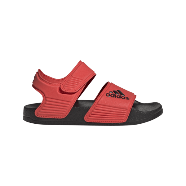 adidas Adilette Sandalen Kinder - rot/schwarz - 31