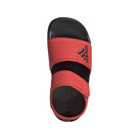 adidas Adilette Sandalen Kinder - rot/schwarz - 31