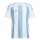 adidas Striped 24 Trikot Kinder - hellblau/weiß