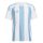 adidas Striped 24 Trikot Kinder - hellblau/weiß