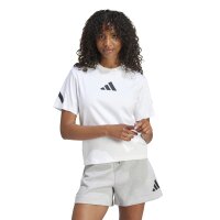 adidas Z.N.E T-Shirt Damen - weiß/schwarz