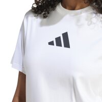 adidas Z.N.E T-Shirt Damen - weiß/schwarz