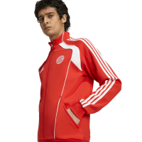 adidas FC Bayern München UBP Doubleknit Traingsjacke Herren - rot/weiß