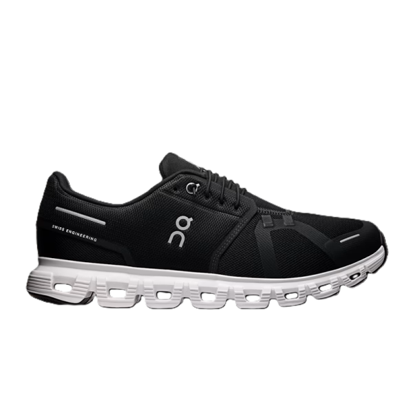 On Cloud 6 Sneaker Herren - schwarz/weiß - 43