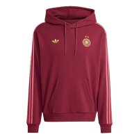adidas DFB Sweat Hoodie EURO25 - rot/rosa/gold