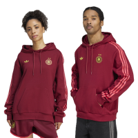 adidas DFB Sweat Hoodie EURO25 - rot/rosa/gold