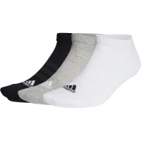 adidas Cushioned Low-Cut Socken 3er-Pack - grau/weiß/schwarz