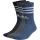 adidas 3-Streifen Cushioned Crew Socken 3er-Pack - navy/grau/blau
