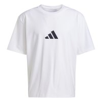 adidas Z.N.E. Loose-Fit T-Shirt Herren - weiß/schwarz