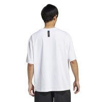 adidas Z.N.E. Loose-Fit T-Shirt Herren - weiß/schwarz