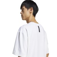 adidas Z.N.E. Loose-Fit T-Shirt Herren - weiß/schwarz