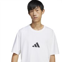 adidas Z.N.E. Loose-Fit T-Shirt Herren - weiß/schwarz