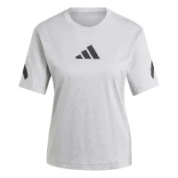 adidas Z.N.E. T-Shirt Damen - grau/schwarz