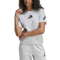 adidas Z.N.E. T-Shirt Damen - grau/schwarz