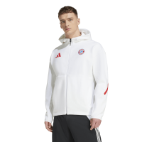 adidas FC Bayern München Z.N.E. Anthem Jacke Herren - weiß/rot - XL