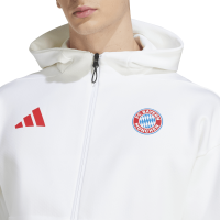 adidas FC Bayern München Z.N.E. Anthem Jacke Herren - weiß/rot - XL