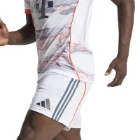 adidas FC Bayern München Shorts Away 25/26 Herren - weiß/navy/orange