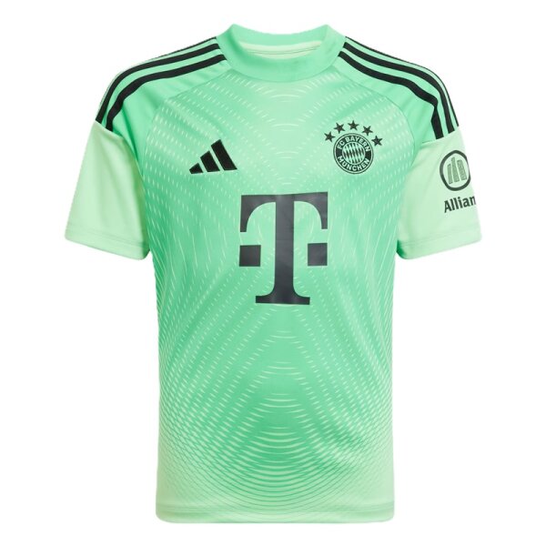 adidas FC Bayern München Torwarttrikot 25/26 Kinder - grün/schwarz