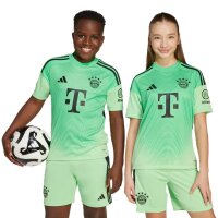 adidas FC Bayern M&uuml;nchen Torwarttrikot 25/26 Kinder - gr&uuml;n/schwarz