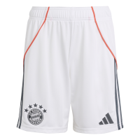 adidas FC Bayern München Shorts Away 25/26 Kinder - weiß/navy/orange
