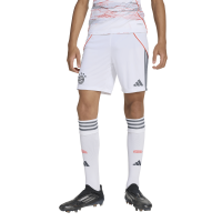 adidas FC Bayern München Shorts Away 25/26 Kinder - weiß/navy/orange