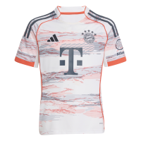 adidas FC Bayern München Trikot Away 25/26 Kinder - weiß/navy/orange