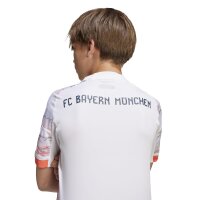 adidas FC Bayern München Trikot Away 25/26 Kinder -  weiß/navy/orange