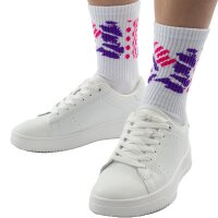 Jako Malle Sportsocken lang 2er Pack - weiß/pink/lila/schwarz - 39-42