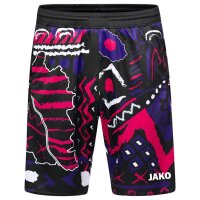 Jako Malle Manchester Sporthose 2.0 Herren - schwarz/pink/lila/weiß - L