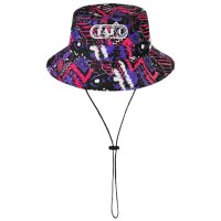 Jako Malle Fischerhut Tropicana - schwarz/lila/pink/weiß