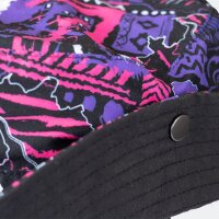 Jako Malle Fischerhut Tropicana - schwarz/lila/pink/weiß
