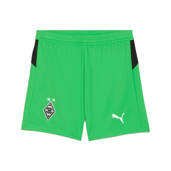 Puma Borussia Mönchengladbach Shorts Away 25/26 Kinder - grün/weiß/schwarz