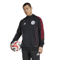 adidas Ajax Amsterdam Hoodie 25/26 Herren - schwarz/rot/weiß