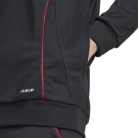 adidas Ajax Amsterdam Hoodie 25/26 Herren - schwarz/rot/weiß